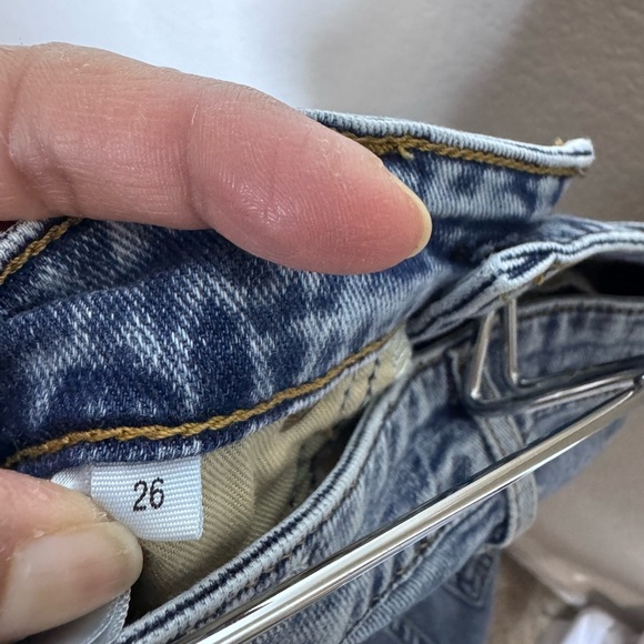 rag & bone Nina High-Rise Straight Jeans Size 26- 5 Button - Picture 7 of 8